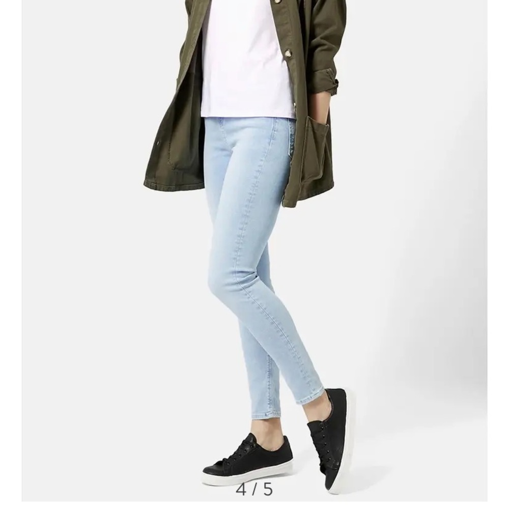 Top shop Moto 'Jamie' Bleached Skinny Jeans
